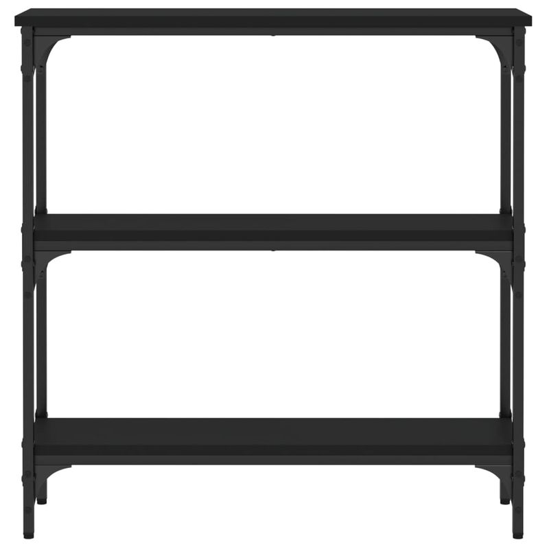 Casa si Gradina - Mobilier - Comode si corpuri - Console - Masa consola, negru, 75x22,5x75 cm, lemn prelucrat - Infinity.ro
