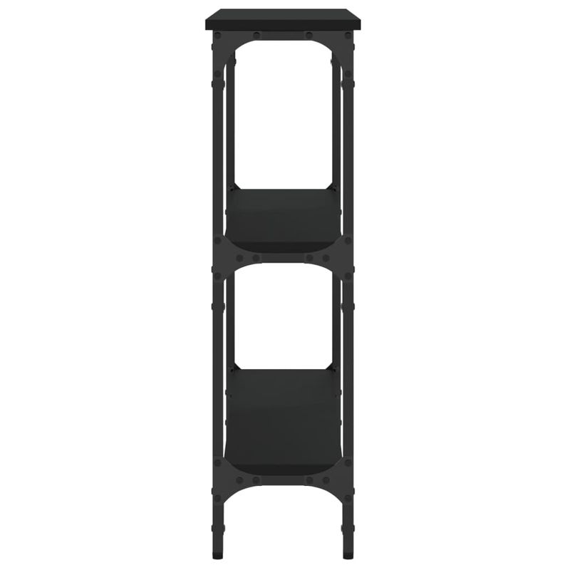 Casa si Gradina - Mobilier - Comode si corpuri - Console - Masa consola, negru, 75x22,5x75 cm, lemn prelucrat - Infinity.ro