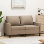 Casa si Gradina - Mobilier - Canapele si coltare - Canapele - Canapea cu 2 locuri, cappuccino, 120 cm, piele ecologica - Infinity.ro