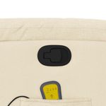 Ingrijire personala si Cosmetice - Sanatate si wellness - Articole wellness - Fotolii de masaj - Fotoliu rabatabil de masaj, crem, material textil - Infinity.ro
