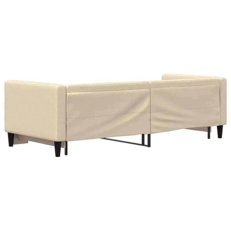 Casa si Gradina - Mobilier - Paturi si accesorii - Paturi - Pat de zi cu extensie, crem, 80x200 cm, textil - Infinity.ro