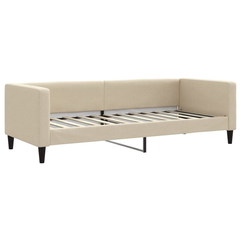 Casa si Gradina - Mobilier - Paturi si accesorii - Paturi - Pat de zi cu extensie, crem, 80x200 cm, textil - Infinity.ro