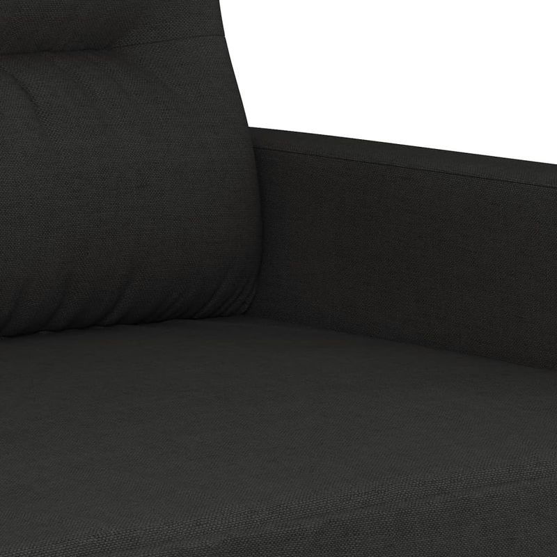 Casa si Gradina - Mobilier - Canapele si coltare - Canapele - Canapea cu 3 locuri, negru, 180 cm, material textil - Infinity.ro