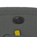 Ingrijire personala si Cosmetice - Sanatate si wellness - Articole wellness - Fotolii de masaj - Fotoliu electric de masaj rabatabil, gri inchis, textil - Infinity.ro