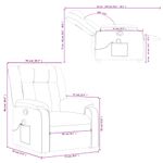 Ingrijire personala si Cosmetice - Sanatate si wellness - Articole wellness - Fotolii de masaj - Fotoliu de masaj rabatabil, negru, material textil - Infinity.ro