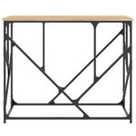 Casa si Gradina - Mobilier - Comode si corpuri - Console - Masuta consola, stejar sonoma, 100x40x80 cm, lemn prelucrat - Infinity.ro