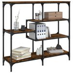 Casa si Gradina - Mobilier - Comode si corpuri - Console - Masuta consola, stejar fumuriu, 103x32x95 cm, lemn prelucrat - Infinity.ro