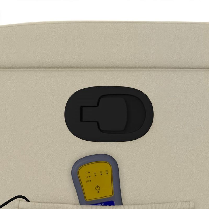 Ingrijire personala si Cosmetice - Sanatate si wellness - Articole wellness - Fotolii de masaj - Fotoliu de masaj rabatabil, crem, piele ecologica - Infinity.ro