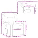 Casa si Gradina - Mobilier - Scaune si fotolii - Fotolii - Fotoliu rabatabil, crem, piele ecologica - Infinity.ro