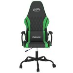 PC, gaming si accesorii - Gaming - Accesorii gaming - Scaune gaming - Scaun de gaming de masaj, negru si verde, piele ecologica - Infinity.ro