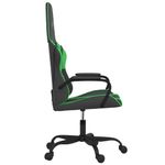 PC, gaming si accesorii - Gaming - Accesorii gaming - Scaune gaming - Scaun de gaming de masaj, negru si verde, piele ecologica - Infinity.ro