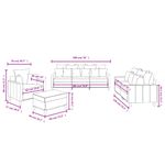 Casa si Gradina - Mobilier - Seturi de mobilier - Seturi living - Set de canapele cu perne, 4 piese, gri inchis, catifea - Infinity.ro