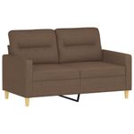 Casa si Gradina - Mobilier - Seturi de mobilier - Seturi living - Set de canapele cu perne, 3 piese, maro, textil - Infinity.ro