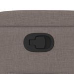 Casa si Gradina - Mobilier - Scaune si fotolii - Fotolii - Fotoliu rabatabil, gri taupe, material textil - Infinity.ro