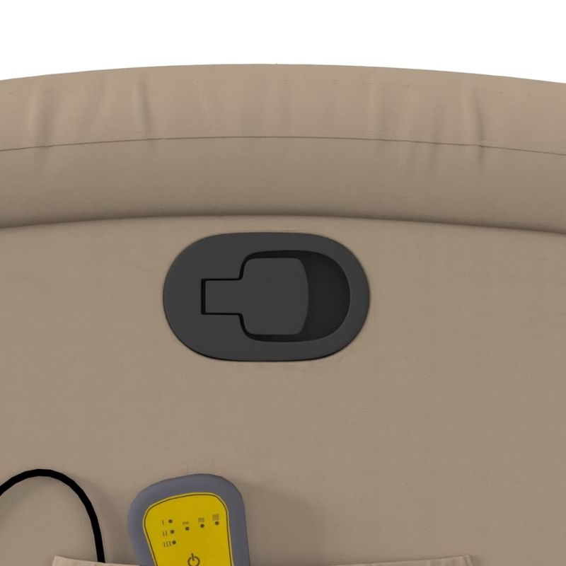 Ingrijire personala si Cosmetice - Sanatate si wellness - Articole wellness - Fotolii de masaj - Fotoliu de masaj rabatabil, cappuccino, piele ecologica - Infinity.ro