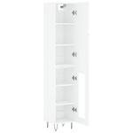Casa si Gradina - Mobilier - Comode si corpuri - Comode - Dulap inalt, alb, 34,5x34x180 cm, lemn prelucrat - Infinity.ro