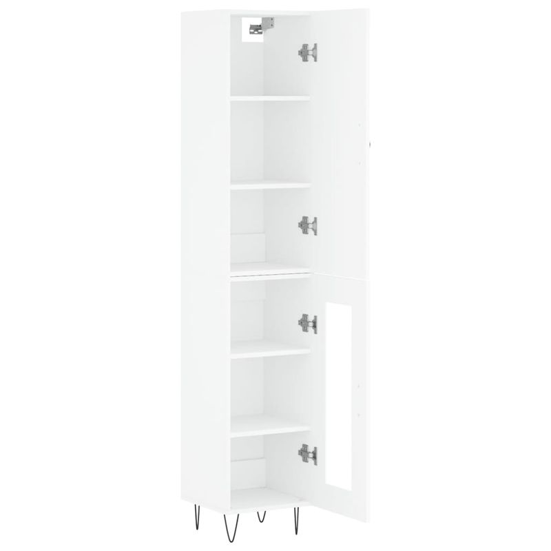Casa si Gradina - Mobilier - Comode si corpuri - Comode - Dulap inalt, alb, 34,5x34x180 cm, lemn prelucrat - Infinity.ro