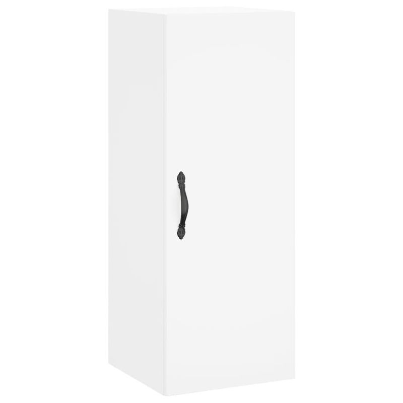 Casa si Gradina - Mobilier - Comode si corpuri - Comode - Dulap inalt, alb, 34,5x34x180 cm, lemn prelucrat - Infinity.ro