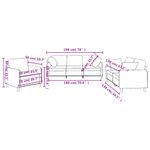 Casa si Gradina - Mobilier - Seturi de mobilier - Seturi living - Set de canapele cu perne, 3 piese, crem, textil - Infinity.ro