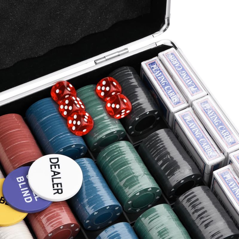 Sport si Outdoor - Alte sporturi - Seturi poker - Set de jetoane de poker 600 buc. 4 g - Infinity.ro