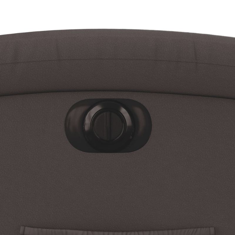 Casa si Gradina - Mobilier - Scaune si fotolii - Fotolii - Fotoliu rabatabil electric cu ridicare, maro, piele naturala - Infinity.ro