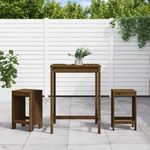 Casa si Gradina - Gradina si terasa - Mobilier exterior - Seturi mobila gradina - Set mobilier de bar, 3 piese, maro miere, lemn masiv de pin - Infinity.ro