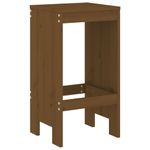 Casa si Gradina - Gradina si terasa - Mobilier exterior - Seturi mobila gradina - Set mobilier de bar, 3 piese, maro miere, lemn masiv de pin - Infinity.ro