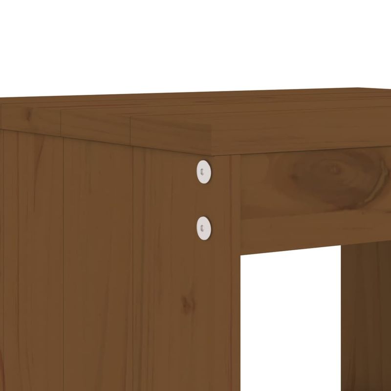 Casa si Gradina - Gradina si terasa - Mobilier exterior - Seturi mobila gradina - Set mobilier de bar, 3 piese, maro miere, lemn masiv de pin - Infinity.ro