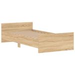 Casa si Gradina - Mobilier - Paturi si accesorii - Paturi - Cadru de pat, stejar sonoma, 90x200 cm, lemn prelucrat - Infinity.ro