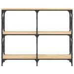 Casa si Gradina - Mobilier - Comode si corpuri - Console - Masuta consola, stejar sonoma, 100x28x80,5 cm, lemn prelucrat - Infinity.ro