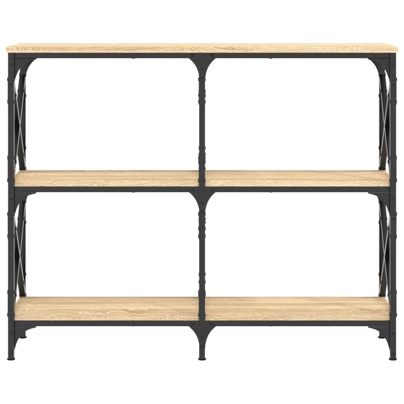 Casa si Gradina - Mobilier - Comode si corpuri - Console - Masuta consola, stejar sonoma, 100x28x80,5 cm, lemn prelucrat - Infinity.ro
