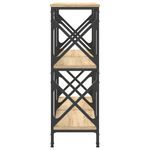 Casa si Gradina - Mobilier - Comode si corpuri - Console - Masuta consola, stejar sonoma, 100x28x80,5 cm, lemn prelucrat - Infinity.ro