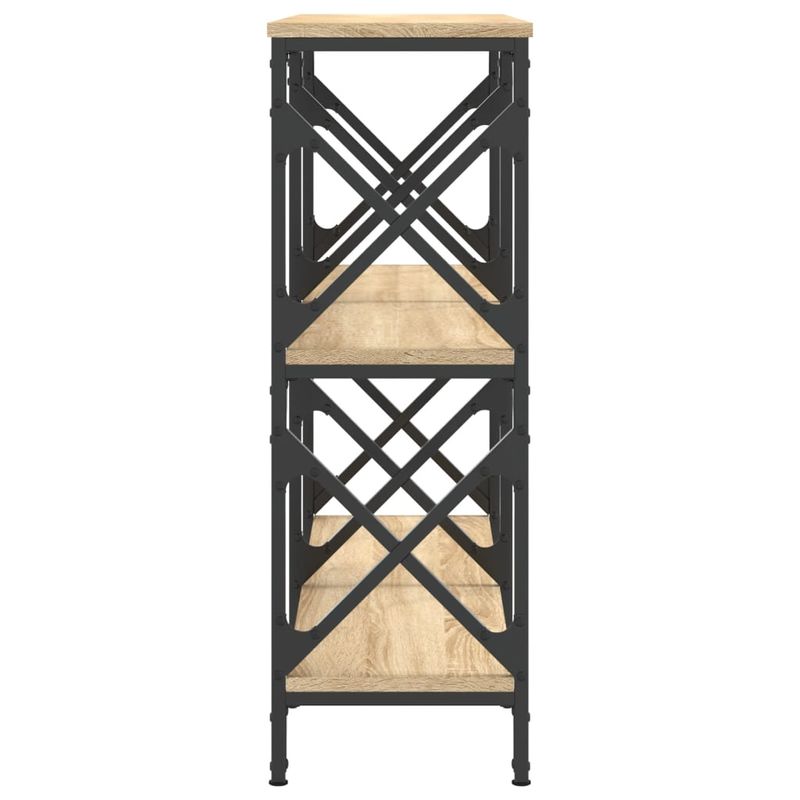 Casa si Gradina - Mobilier - Comode si corpuri - Console - Masuta consola, stejar sonoma, 100x28x80,5 cm, lemn prelucrat - Infinity.ro
