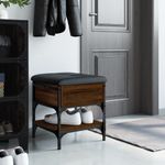 Casa si Gradina - Mobilier - Organizare si depozitare - Bancute - Banca de pantofi, stejar maro, 42x42x45 cm, lemn prelucrat - Infinity.ro