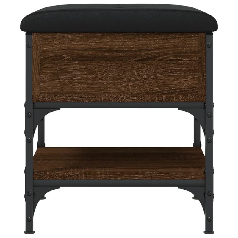 Casa si Gradina - Mobilier - Organizare si depozitare - Bancute - Banca de pantofi, stejar maro, 42x42x45 cm, lemn prelucrat - Infinity.ro