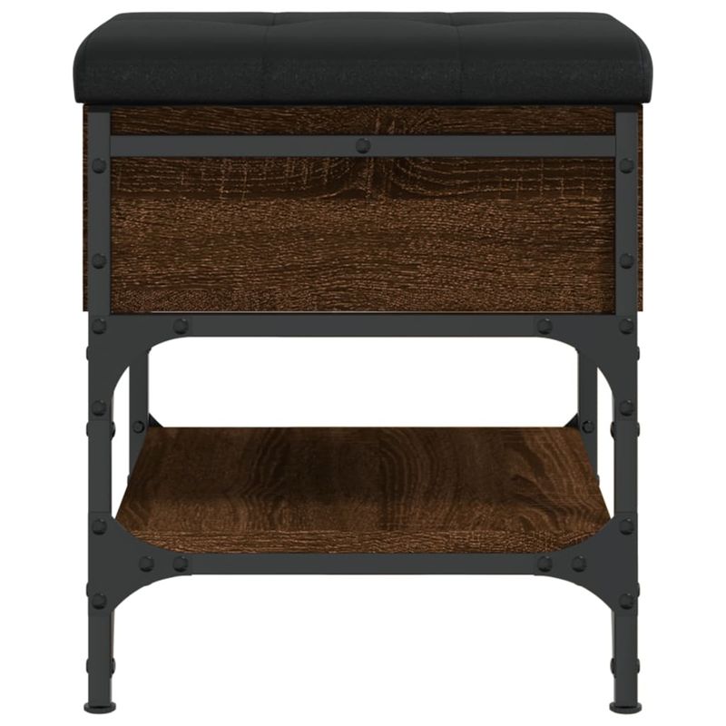 Casa si Gradina - Mobilier - Organizare si depozitare - Bancute - Banca de pantofi, stejar maro, 42x42x45 cm, lemn prelucrat - Infinity.ro