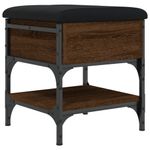 Casa si Gradina - Mobilier - Organizare si depozitare - Bancute - Banca de pantofi, stejar maro, 42x42x45 cm, lemn prelucrat - Infinity.ro