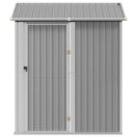 Casa si Gradina - Gradina si terasa - Casute de gradina - Sopron de gradina, gri deschis, 192x152,5x237cm otel galvanizat - Infinity.ro