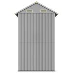 Casa si Gradina - Gradina si terasa - Casute de gradina - Sopron de gradina, gri deschis, 192x152,5x237cm otel galvanizat - Infinity.ro