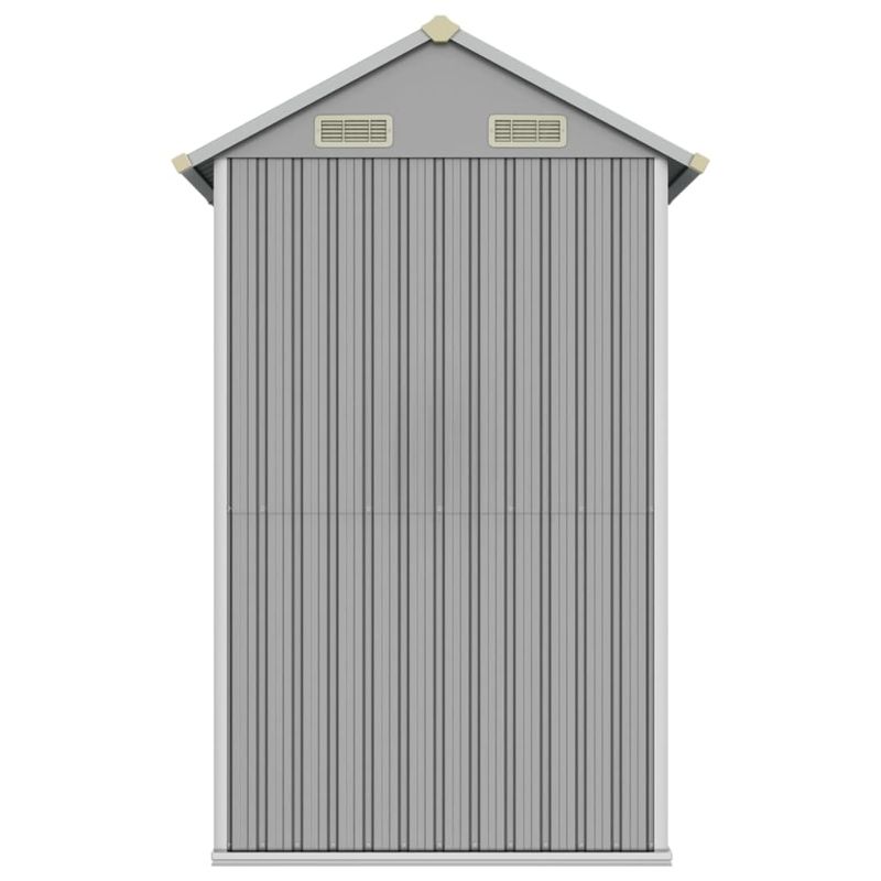 Casa si Gradina - Gradina si terasa - Casute de gradina - Sopron de gradina, gri deschis, 192x152,5x237cm otel galvanizat - Infinity.ro