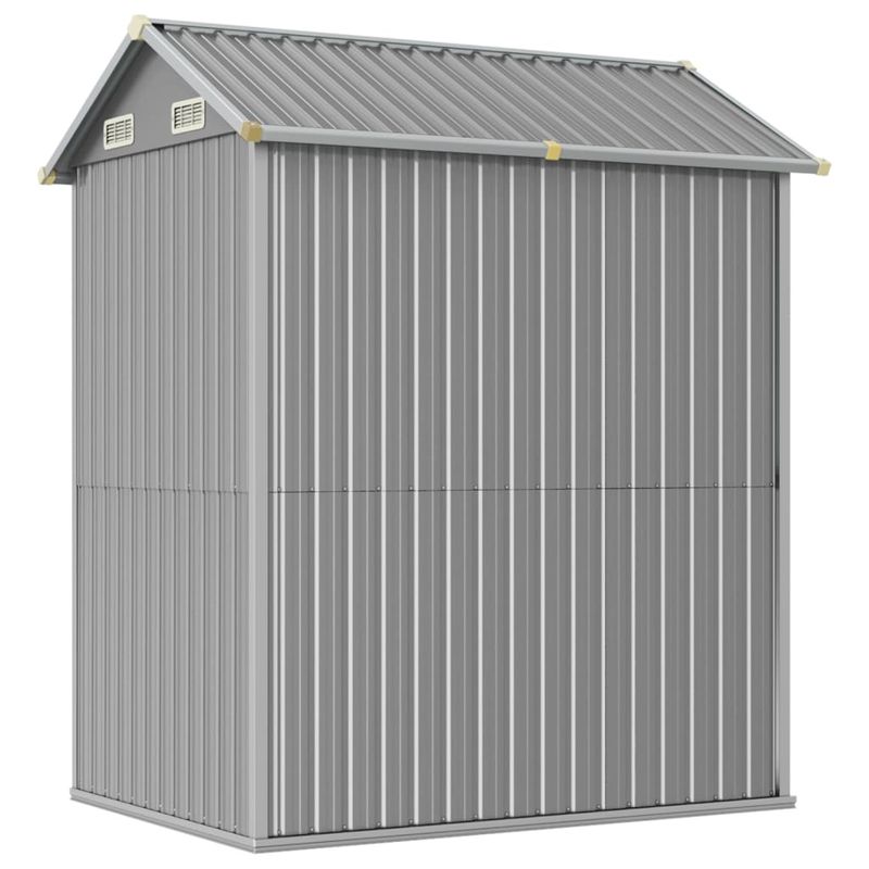 Casa si Gradina - Gradina si terasa - Casute de gradina - Sopron de gradina, gri deschis, 192x152,5x237cm otel galvanizat - Infinity.ro
