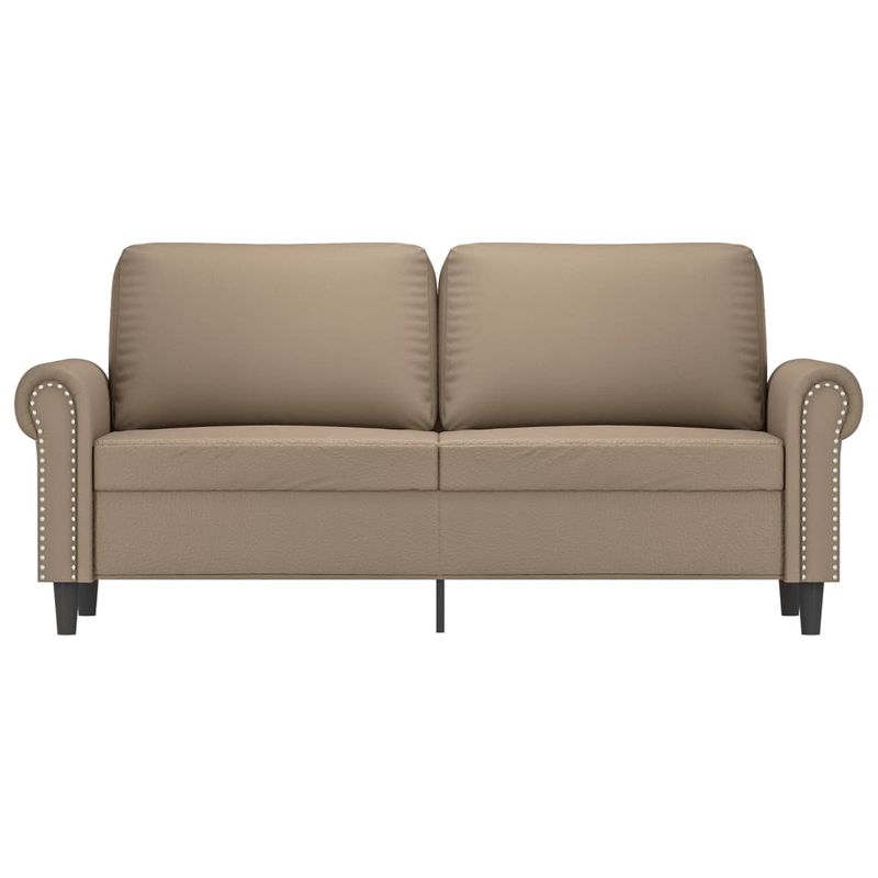 Casa si Gradina - Mobilier - Canapele si coltare - Canapele - Canapea cu 2 locuri, cappuccino, 140 cm, piele ecologica - Infinity.ro