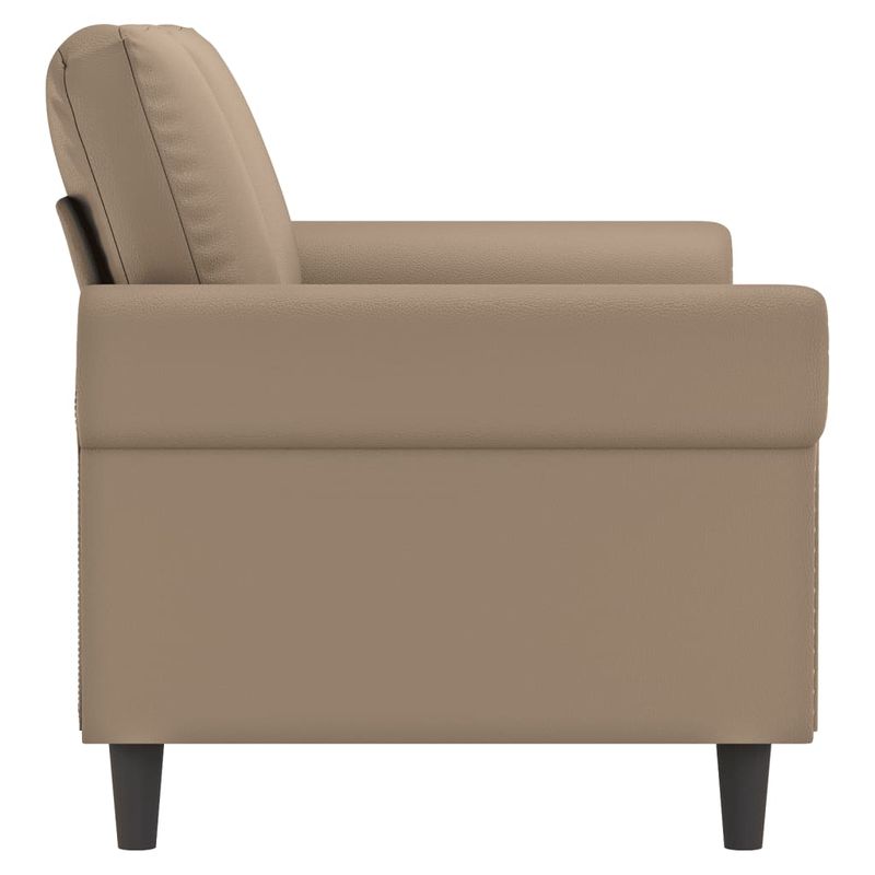 Casa si Gradina - Mobilier - Canapele si coltare - Canapele - Canapea cu 2 locuri, cappuccino, 140 cm, piele ecologica - Infinity.ro