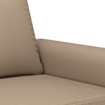 Casa si Gradina - Mobilier - Canapele si coltare - Canapele - Canapea cu 2 locuri, cappuccino, 140 cm, piele ecologica - Infinity.ro