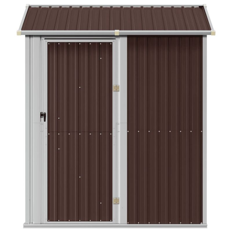 Casa si Gradina - Gradina si terasa - Casute de gradina - Sopron de gradina, maro, 192x152,5x237 cm, otel zincat - Infinity.ro