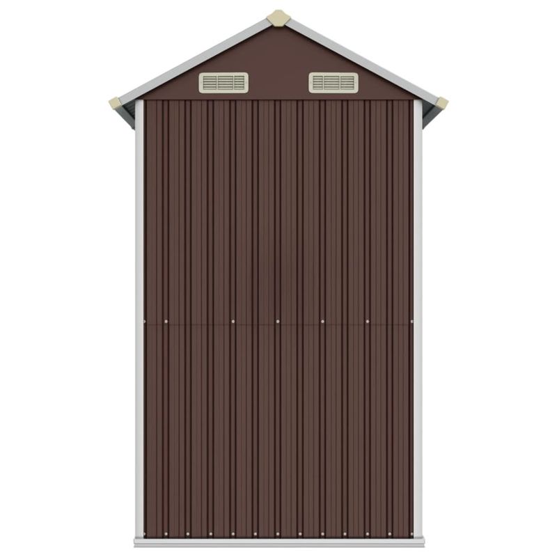 Casa si Gradina - Gradina si terasa - Casute de gradina - Sopron de gradina, maro, 192x152,5x237 cm, otel zincat - Infinity.ro