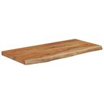 Casa si Gradina - Mobilier - Biblioteci si rafturi - Rafturi - Raft perete 60x30x3,8 cm dreptunghiular lemn acacia margine vie - Infinity.ro