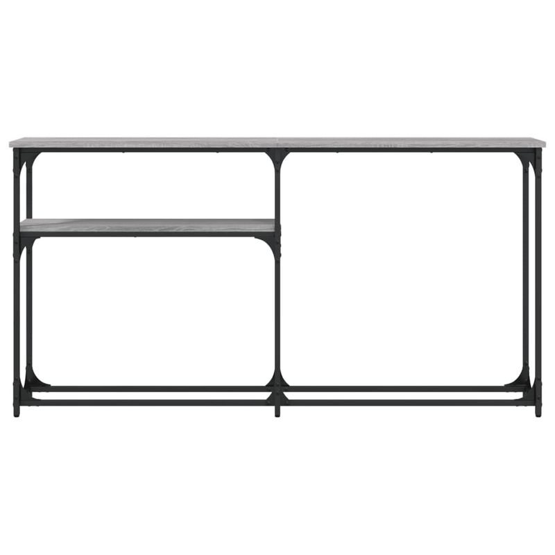 Casa si Gradina - Mobilier - Comode si corpuri - Console - Masuta consola, gri sonoma, 145x22,5x75 cm, lemn prelucrat - Infinity.ro