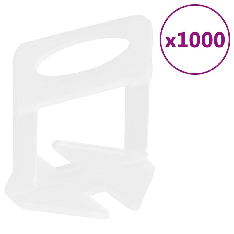 Casa si Gradina - Constructii - Gresie si faianta - Accesorii gresie si faianta - Cleme de nivelare a placilor 1000 buc 2 mm - Infinity.ro