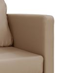 Casa si Gradina - Mobilier - Canapele si coltare - Canapele - Canapea extensibila 2 in 1, cappuccino, 112x174x55 cm piele eco - Infinity.ro